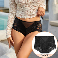 Load image into Gallery viewer, High Waist Underwear Women Sexy Lace Panties Women Seamless Hollow Out Transparent Female Underpants Breathable Soft Briefs
