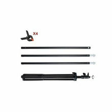 Load image into Gallery viewer, 60cm/80cm/200cm Background Photography Backdrop Aluminum Tripod Stand Holder With Cross Bar Clip
