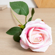Load image into Gallery viewer, 5pcs Beautiful Silk Artificial Rose Flowers Wedding Home Table Decor Long Bouquet Arrange Fake Plants Valentine's Day Presents
