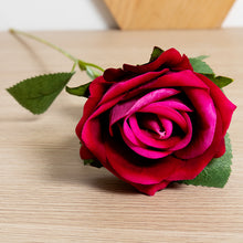 Load image into Gallery viewer, 5pcs Beautiful Silk Artificial Rose Flowers Wedding Home Table Decor Long Bouquet Arrange Fake Plants Valentine's Day Presents
