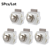 Load image into Gallery viewer, 5pcs Diameter 20mm Camper Car Push Lock RV Caravan Boat Drawer Latch Button Locks For Furniture Hardware
