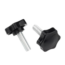 Load image into Gallery viewer, Screws 5pcs/Set M6 M8 Male Thread Star Shaped Head Clamping Nuts Knob For Industry Equipment Plastic Carbon Steel Galvanization
