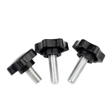 Load image into Gallery viewer, Screws 5pcs/Set M6 M8 Male Thread Star Shaped Head Clamping Nuts Knob For Industry Equipment Plastic Carbon Steel Galvanization
