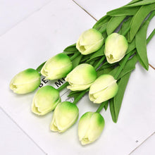 Load image into Gallery viewer, 5pcs Tulip PU Artificial Flower Real Touch Bouquet Fake Flowers For Wedding Decoration Spring Party DIY Home Garden Supplies
