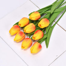 Load image into Gallery viewer, 5pcs Tulip PU Artificial Flower Real Touch Bouquet Fake Flowers For Wedding Decoration Spring Party DIY Home Garden Supplies
