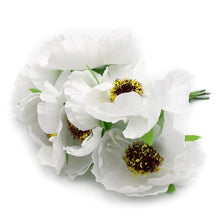 Load image into Gallery viewer, 6/10/12/70/90/144pcs White Hybrid Flower Cherry Stamen Berries Bundle DIY Cake Christmas Wedding Gifts Box Wreaths Decor D0604
