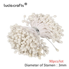 Load image into Gallery viewer, 6/10/12/70/90/144pcs White Hybrid Flower Cherry Stamen Berries Bundle DIY Cake Christmas Wedding Gifts Box Wreaths Decor D0604
