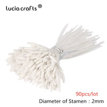Load image into Gallery viewer, 6/10/12/70/90/144pcs White Hybrid Flower Cherry Stamen Berries Bundle DIY Cake Christmas Wedding Gifts Box Wreaths Decor D0604
