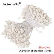 Load image into Gallery viewer, 6/10/12/70/90/144pcs White Hybrid Flower Cherry Stamen Berries Bundle DIY Cake Christmas Wedding Gifts Box Wreaths Decor D0604
