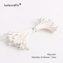 Load image into Gallery viewer, 6/10/12/70/90/144pcs White Hybrid Flower Cherry Stamen Berries Bundle DIY Cake Christmas Wedding Gifts Box Wreaths Decor D0604
