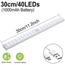 Load image into Gallery viewer, Motion Sensor Night Light Dimmable Closet Lights LED Under Cabinet Light for Cupboard Wardrobe Stairs Kitchen

