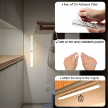 Load image into Gallery viewer, Motion Sensor Night Light Dimmable Closet Lights LED Under Cabinet Light for Cupboard Wardrobe Stairs Kitchen
