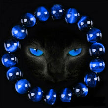 Load image into Gallery viewer, 6/8/10mm buddha Bracelets Blue Tiger Eye Bracelet Natural Stone Round Beads Elasticity Rope Men Women blue stone Beaded Bracelet

