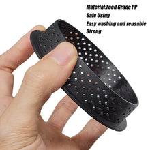 Load image into Gallery viewer, 6pcs/set Tarte Ring Perforated Plastic Cutting Rings Non-stick Tart Mold  Mousse Circle Cutter DIY Bakeware Kit
