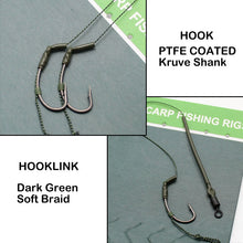 Load image into Gallery viewer, 6pcs Carp Fishing Hair Rigs Ready Made Carp Fishing Hook Size 2#4#6#8 Fishing Tackle Equipment Accessories Pesca
