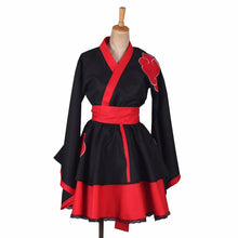 Load image into Gallery viewer, Anime Lolita Dress Cosplay Costume Akatsuki Kimono Maid Dress Uchiha Sasuke Lolita Clothes Suits

