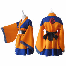 Load image into Gallery viewer, Anime Lolita Dress Cosplay Costume Akatsuki Kimono Maid Dress Uchiha Sasuke Lolita Clothes Suits
