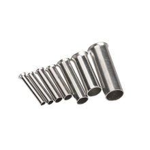 Load image into Gallery viewer, 600Pcs 0.5mm2-6mm2 22-10 AWG Non-Insulated Wire Connector Ferrules Electrical Cable Terminal Copper Bare Tinned
