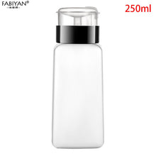 Load image into Gallery viewer, 60ML /150ML Nail Bottle Empty Press Pump Dispenser Plastic Polish Remover Cleaner Portable Makeup Manicure Tool 500Pcs Wipes
