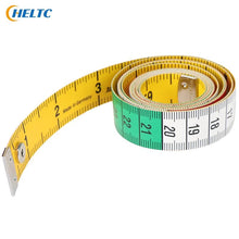 Load image into Gallery viewer, 60in Body Measuring Ruler Button Tailor Measure Tape Sewing Tools Flat Tape 150cm Body Measuring Tool

