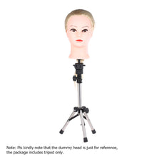 Load image into Gallery viewer, [MMM] Adjustable Wig Head Stand Mannequin Tripod Hairdressing Training Holder
