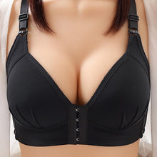Load image into Gallery viewer, Women's Plus Size Unwired Front Buckle Underwear Thin Glossy Breathable Bra

