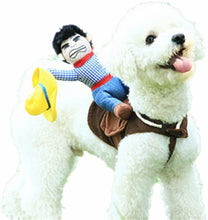 Load image into Gallery viewer, Halloween Costume Delifur Pet  Dog  Pet Suit Cowboy Rider Style Dog Carrying
