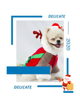 Load image into Gallery viewer, Warm Pet Puppy Clothes Christmas Halloween Cosplay Funny Dog Party Costume Cute Antlers Hoodies
