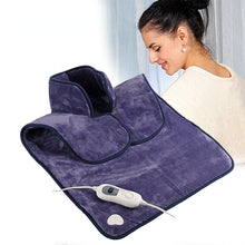 Load image into Gallery viewer, 220-240V EU Plug Extra Big Heat Wrap 60*90cm Microplush Electric Heating Pad for Neck Back and shoulder Pain Relief Heat Therapy
