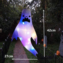 Load image into Gallery viewer, LED Halloween Ghost Outdoor Light Festival Dress Up Skeleton Horror Hanging Glowing Halloween Party Decor
