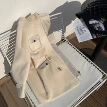 Load image into Gallery viewer, 2021 Winter Women's Imitation Mink Fur Coat Stylish Mid-Length Loose Outwear Drawstring Waist Large Size Thick Warm Jacket C-174
