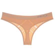 Load image into Gallery viewer, Women's Underwear Panties Sexy Hollow Out Mesh Thong Middle-waist Large Size Breathable Comfortable Fashion Lingerie
