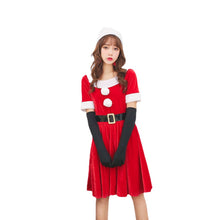 Load image into Gallery viewer, Christmas Costume Miss Christmas Dress Christmas Suit Party Gathering Performance Costume
