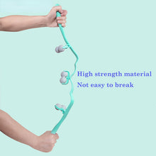 Load image into Gallery viewer, Neck Massager Therapy Neck and Shoulder Dual Trigger Point Roller Self-Massage Tool Relieve Hand Pressure Deep Massage

