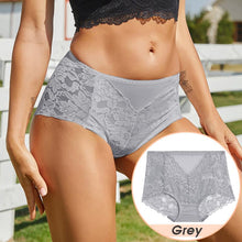 Load image into Gallery viewer, High Waist Underwear Women Sexy Lace Panties Women Seamless Hollow Out Transparent Female Underpants Breathable Soft Briefs
