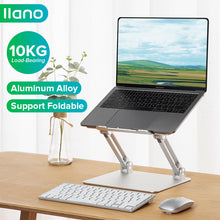 Load image into Gallery viewer, Foldable Laptop Stand 10KG Load-bearing Aluminum Alloy Laptop Stand Lift Adjustable Desktop Holder
