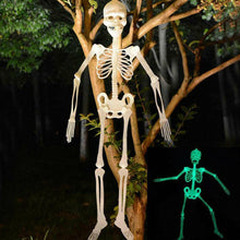 Load image into Gallery viewer, Halloween Horror Luminous Movable Skull Skeleton Halloween Props Glow Evil Party Favors Halloween Eve Scary Halloween Decoration
