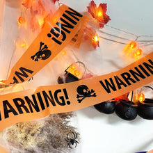 Load image into Gallery viewer, 6Mx8CM Halloween Warning Tape Signs Halloween Props Danger Warning Line New Isolation Belt Sign Party Outdoor Garden Decor
