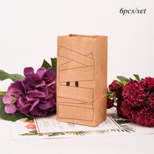Load image into Gallery viewer, 6PCS Halloween Paper Candy Box Gift Bags Colorful Cat Pumpkin Bat Cookie Candy Boxes Happy Halloween Party Kid Gifts Supplies
