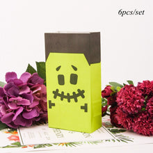 Load image into Gallery viewer, 6PCS Halloween Paper Candy Box Gift Bags Colorful Cat Pumpkin Bat Cookie Candy Boxes Happy Halloween Party Kid Gifts Supplies
