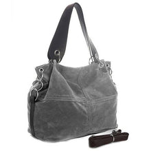 Load image into Gallery viewer, Women's Soft Corduroy Genuine Leather Bag Handbag Shoulder Bags
