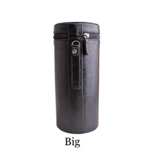 Load image into Gallery viewer, Lens Bag Retro Hard PU Leather Lens Case for Canon Nikon Sony Pentax Fujifilm Tamron Sigma Pouch Protector Universal
