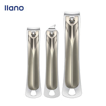 Load image into Gallery viewer, LLANO Nail Clippers Stainless Steel Clipper Fingernail Cutter Manicure Tools Trimmer
