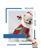 Load image into Gallery viewer, Warm Pet Puppy Clothes Cute Antlers Hoodies Christmas Halloween Cosplay Costume
