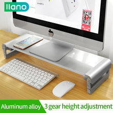 Load image into Gallery viewer, llano Ergonomic Desktop Monitor Stand Computer Stand Monitor Riser Laptop Desktop Monitor Stand for Samsung, Philips, AOC, Lenovo
