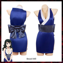 Load image into Gallery viewer, Anime Demon Slayer Suma Hinatsuru Makio Uzui Tengen Wives Uniform Dress Entertainment District Arc Cosplay Costume
