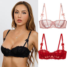 Load image into Gallery viewer, Varsbaby Transparent Underwear Lace Bras 2Pcs

