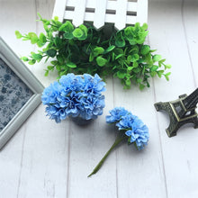 Load image into Gallery viewer, 6pcs Silk Stamen Artificial Flower Bouquet Wedding Party Decoration DIY Handmade Wreath Gift Scrapbooking Craft Fake Flowers
