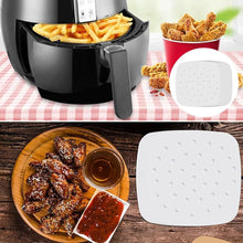 Load image into Gallery viewer, 7/8/9Inch 100pcs Baking Oil Paper With Hole Air Fryer Baking Paper Bun Cake Paper Saucer Baking Accessories Baking Kitchen Tool
