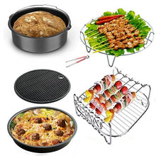 Load image into Gallery viewer, 7 Inch 12pcs High Quality Air Fryer Accessories For Gowise Phillips Cozyna and Secura Fit All Airfryer 3.7 to 5.8
